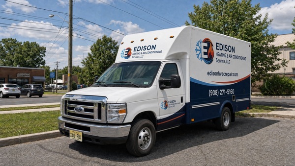 Edison Heating & Air Conditioning branded service van